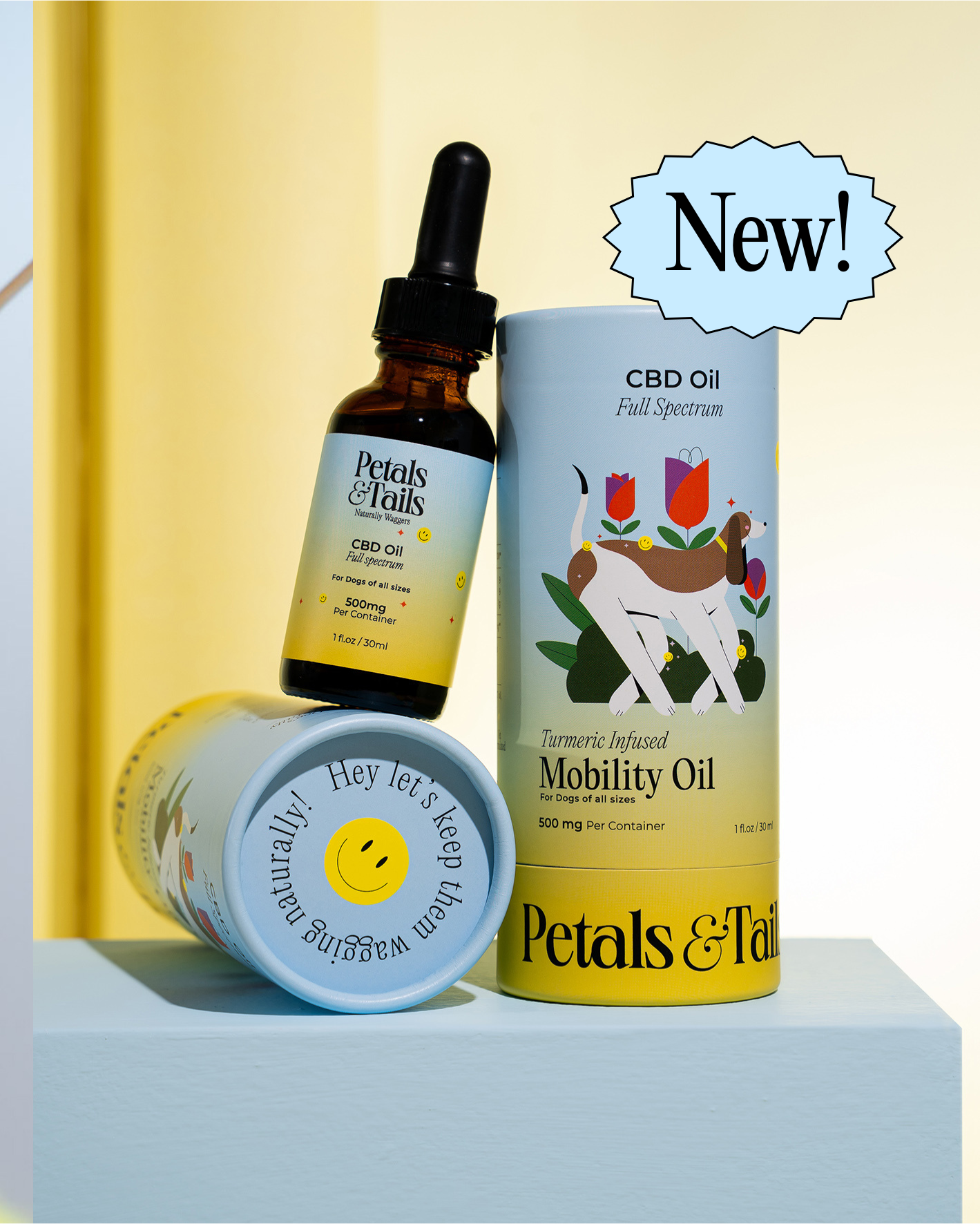 Mobility CBD Oil With Turmeric - For Dogs Of All Sizes
