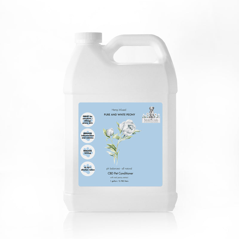 Pure and White Peony CBD Conditioner Gallon