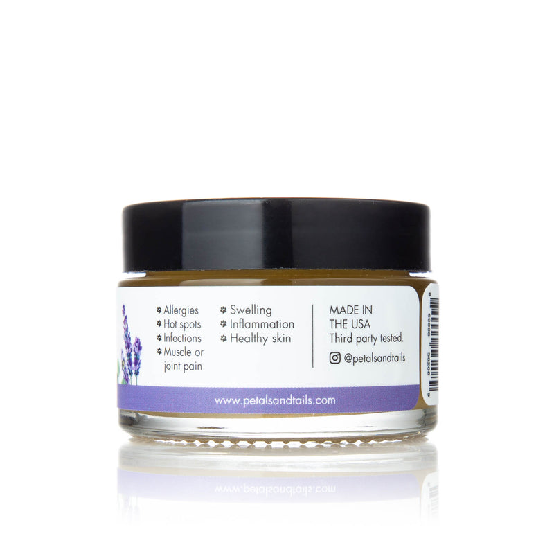 Contains 150mg of full spectrum CBD. 100% all natural and organic ingredients made in the USA using CO2 extraction (the safest extraction method). Good for Dry nose, Dry paws, Itchy skin, Dry skin, Swelling, Sore muscle pain. To help your pet (dog or cat) have a healthier and happier life. Over 100 five stars reviews!